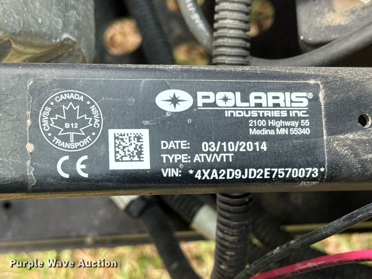 image for item MX9227 2014 Polaris Ranger  utility vehicle