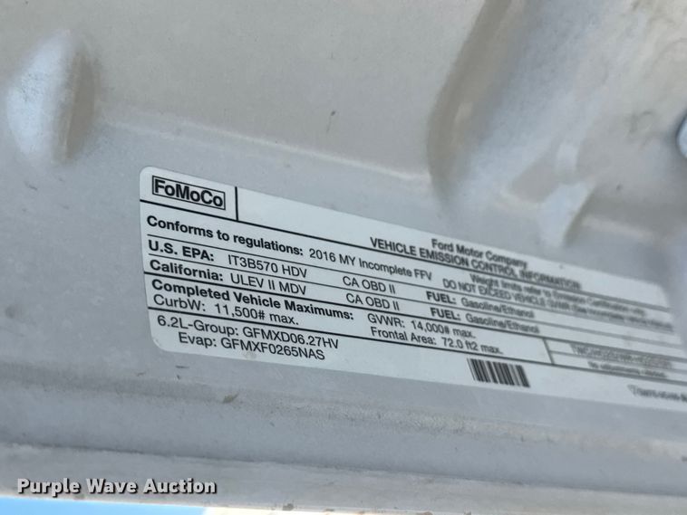 image for item MX9280 2016 Ford F-350 Crew Cab utility bed pickup truck