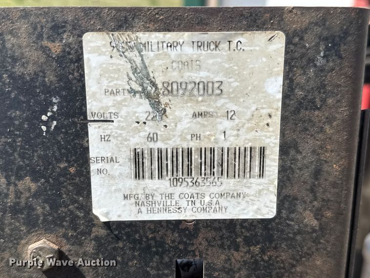 image for item MX9284 Coats 9000 tire machine
