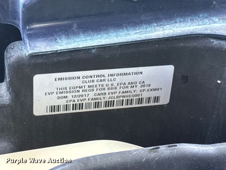 image for item MX9287 2018 Club Car Precedent golf cart