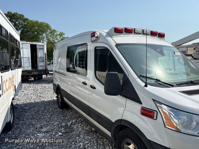 image for item YA1297 2021 Ford Transit 250 ambulance