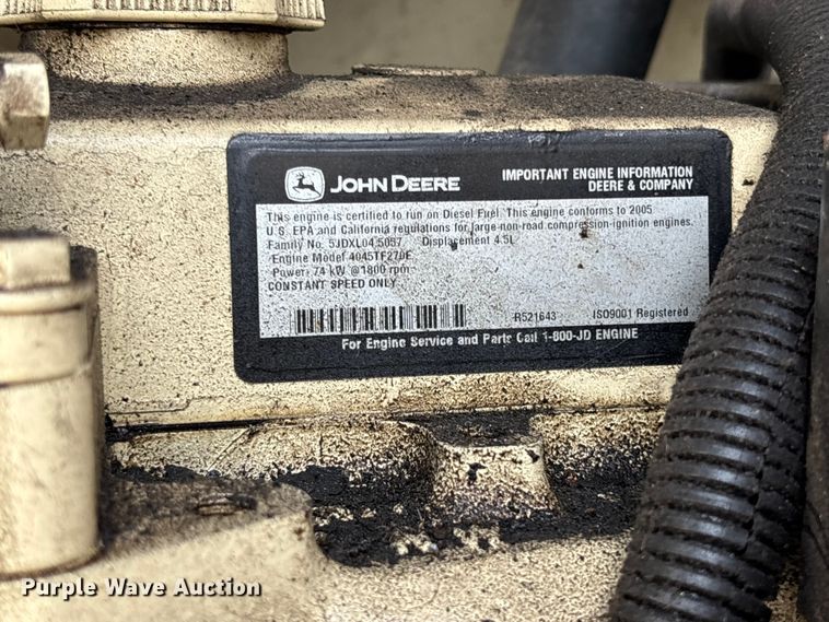 image for item YA3057 2005 Kohler 60RE0ZJB generator