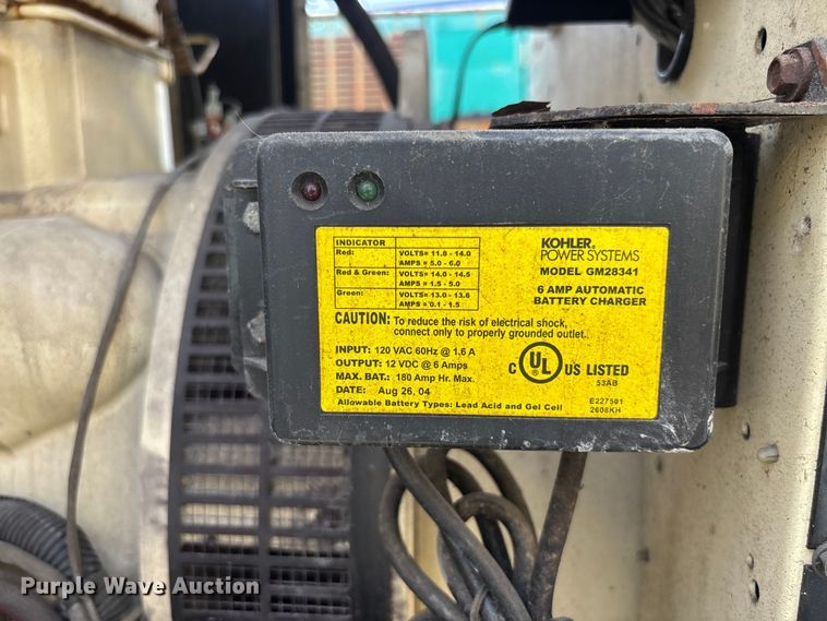 image for item YA3057 2005 Kohler 60RE0ZJB generator
