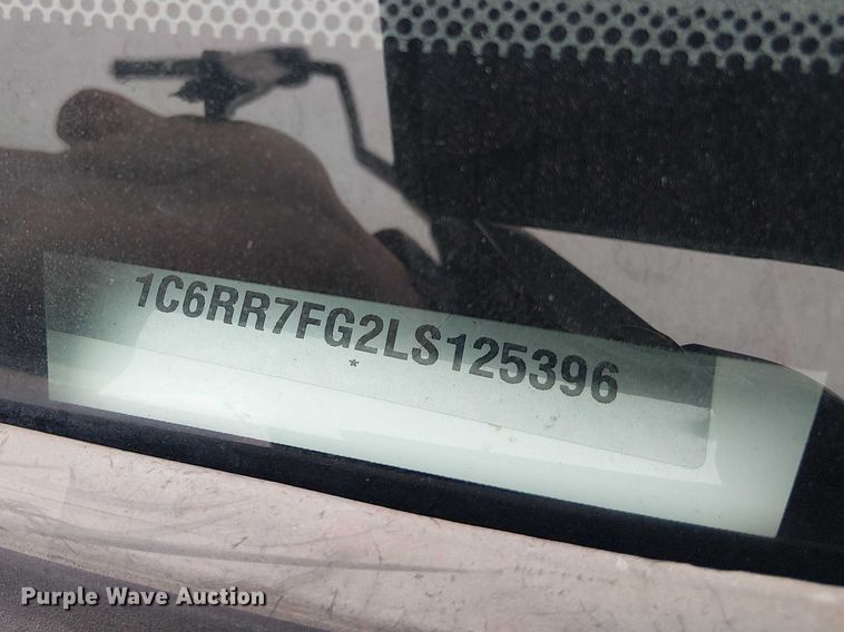 image for item YA3301 2020 RAM 1500 pickup truck
