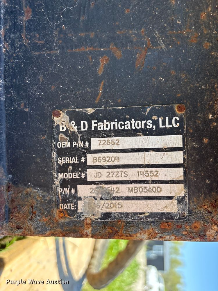 image for item DO5208 B&D fabricators JD 27ZTS 14522 breaker