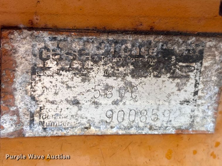image for item DT0244 Case 580C backhoe