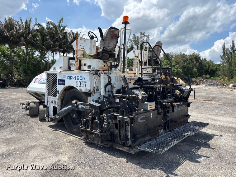 image for item DU0497 Roadtec RP190e paver