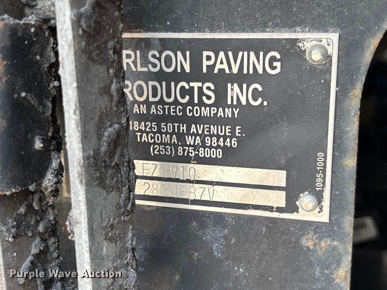 image for item DU0497 Roadtec RP190e paver