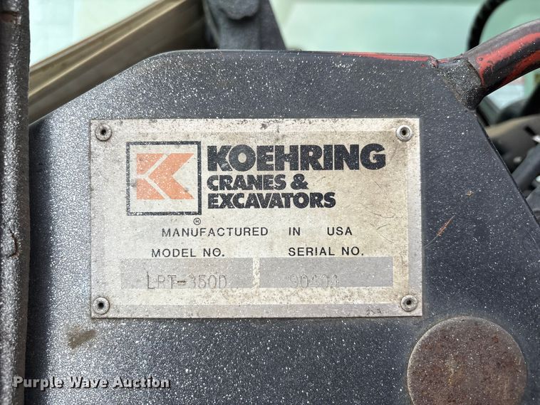 image for item DV4256 1992 Lorain LRT-350D crane
