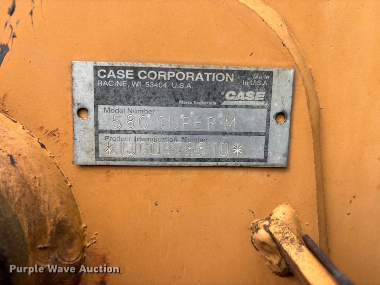 image for item DV4259 2003 Case 580 Super M backhoe