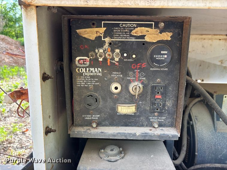 image for item DV4285 Coleman MH4000RDKH light plant