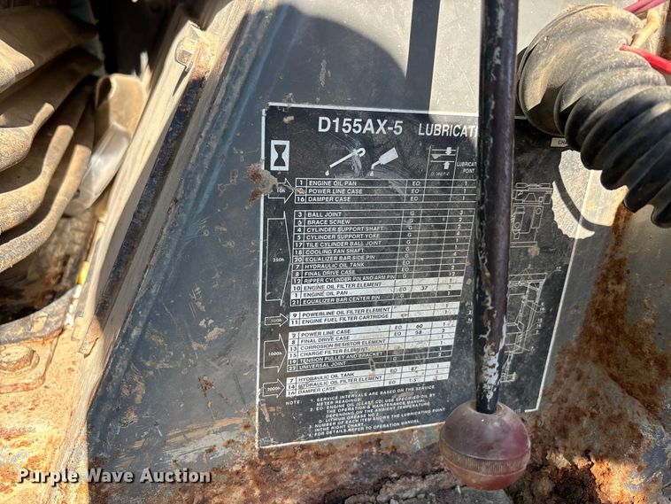 image for item DV4312 2000 Komatsu D155AX-5 dozer