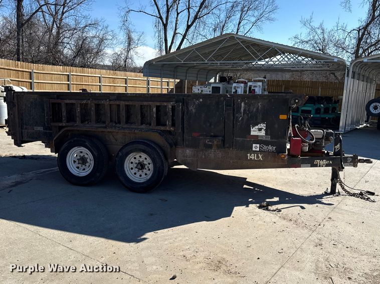 image for item DZ4408 2017 Big Tex 14LX dump trailer