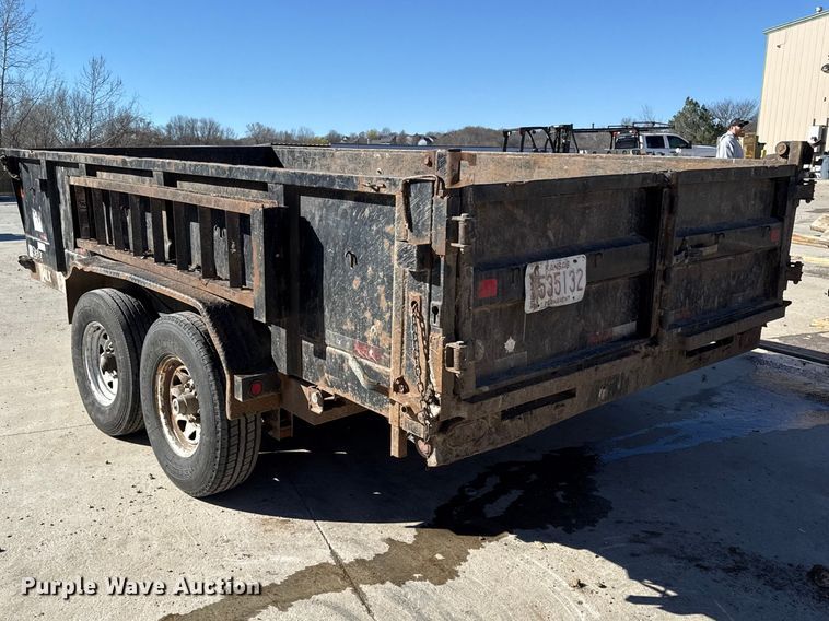 image for item DZ4408 2017 Big Tex 14LX dump trailer