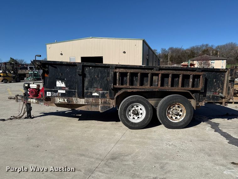 image for item DZ4408 2017 Big Tex 14LX dump trailer