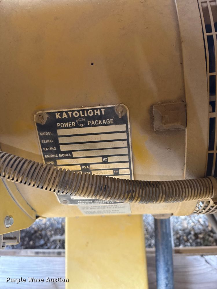 image for item DZ4438 Katolight 100FPG4 generator