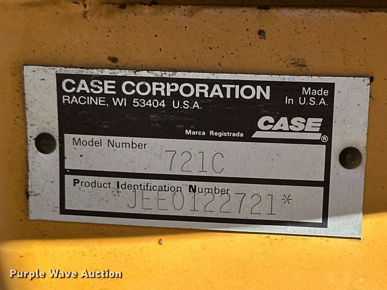 image for item EA4857 2000 Case 721C wheel loader