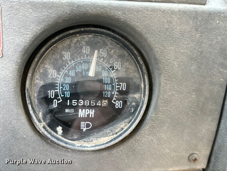 image for item EA4883 1987 Mack DM685S roll-off container truck
