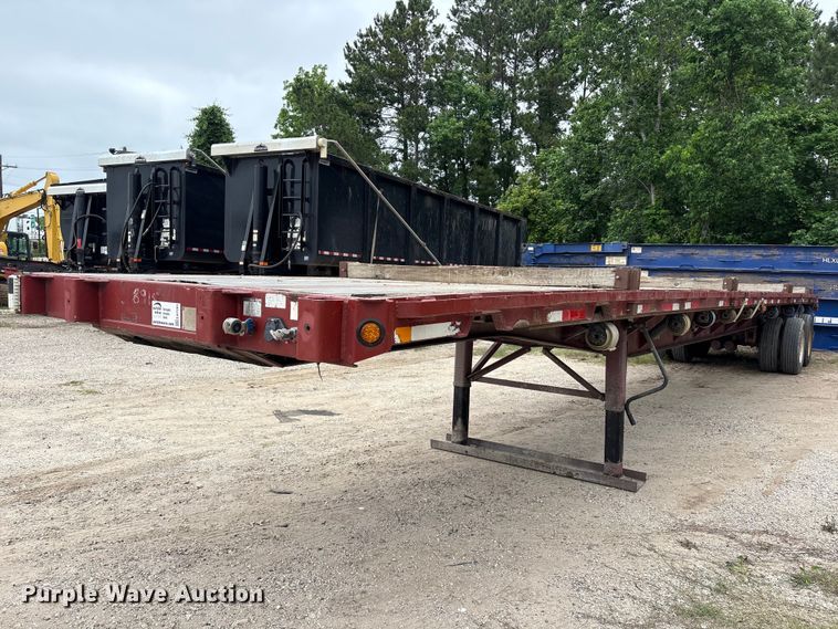 image for item EA7283 1999 Fontaine Trailer Co. FTW-5-8048SLK flatbed trailer
