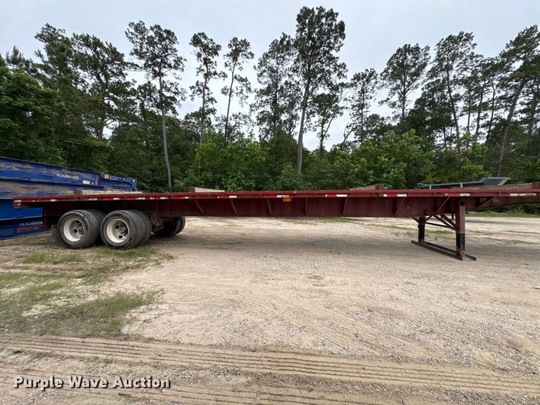 image for item EA7283 1999 Fontaine Trailer Co. FTW-5-8048SLK flatbed trailer