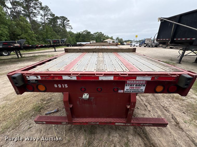 image for item EA7283 1999 Fontaine Trailer Co. FTW-5-8048SLK flatbed trailer