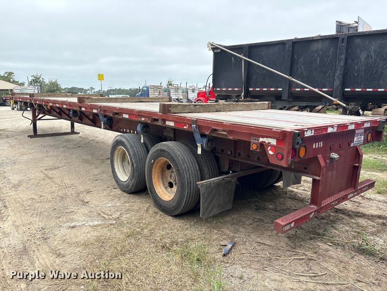 image for item EA7283 1999 Fontaine Trailer Co. FTW-5-8048SLK flatbed trailer