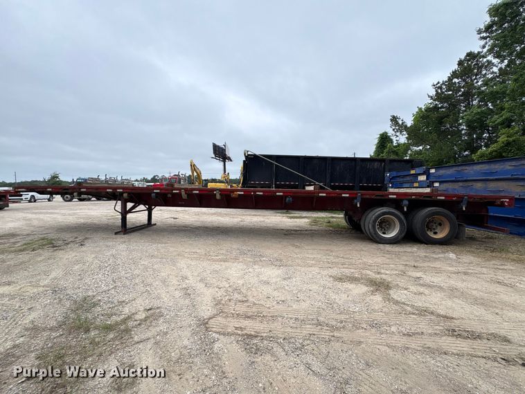 image for item EA7283 1999 Fontaine Trailer Co. FTW-5-8048SLK flatbed trailer