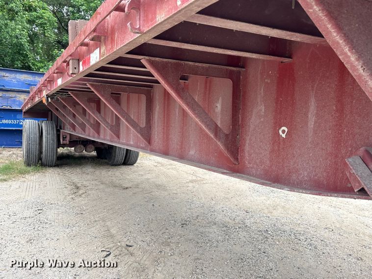 image for item EA7283 1999 Fontaine Trailer Co. FTW-5-8048SLK flatbed trailer