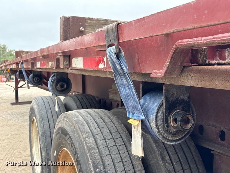 image for item EA7283 1999 Fontaine Trailer Co. FTW-5-8048SLK flatbed trailer