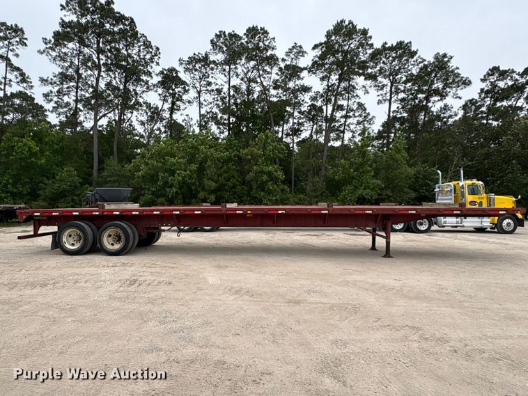 image for item EA7285 2001 Stoughton HPLW-48T-S flatbed trailer