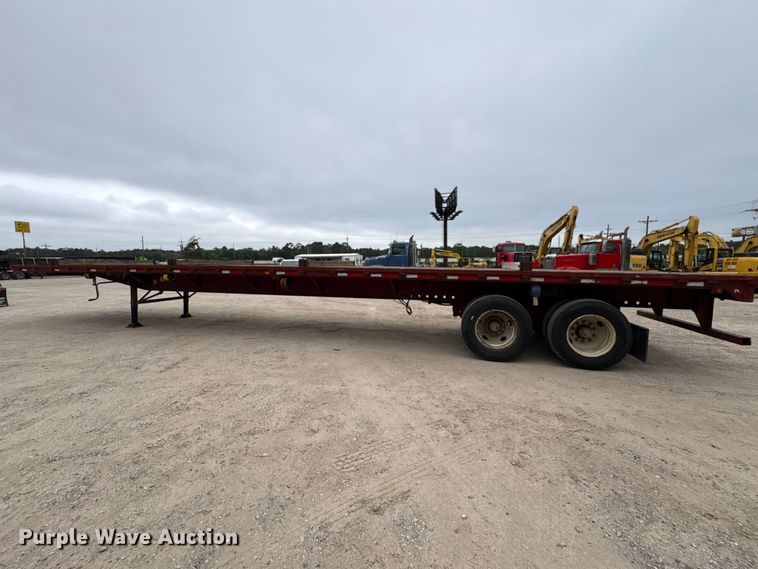 image for item EA7285 2001 Stoughton HPLW-48T-S flatbed trailer