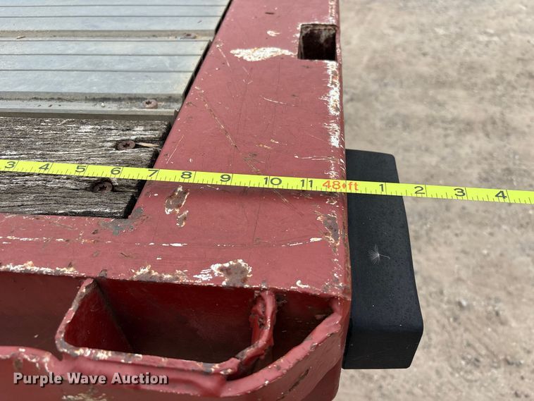 image for item EA7285 2001 Stoughton HPLW-48T-S flatbed trailer