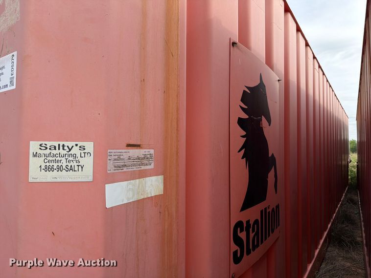 image for item ED5279 2007 Salty's Manufactuing frac tank trailer