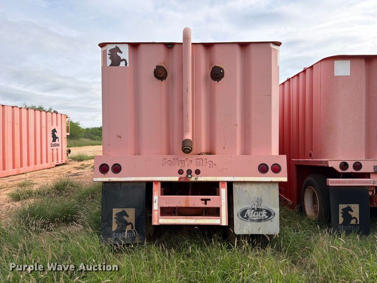 image for item ED5280 2007 Salty's Manufacturing Frac tank trailer