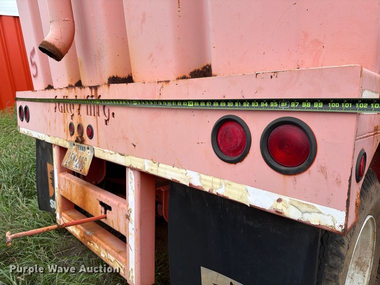 image for item ED5283 2007 Salty's Manufacturing frac tank trailer