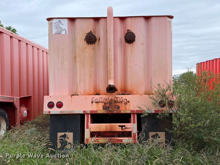 image for item ED5284 2007 Salty's Manufacturing Frac tank trailer