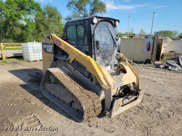 image for item EE0983 2019 Caterpillar 279D tracked skid steer loader