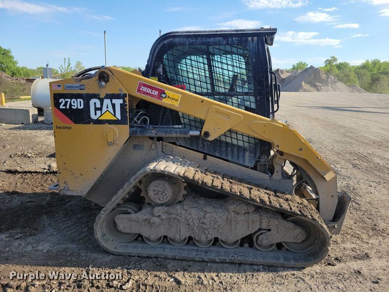 image for item EE0983 2019 Caterpillar 279D tracked skid steer loader