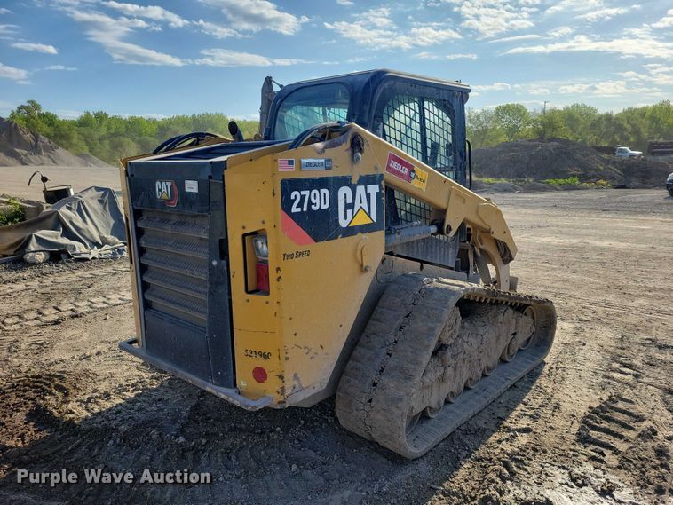 image for item EE0983 2019 Caterpillar 279D tracked skid steer loader