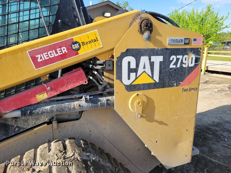 image for item EE0983 2019 Caterpillar 279D tracked skid steer loader