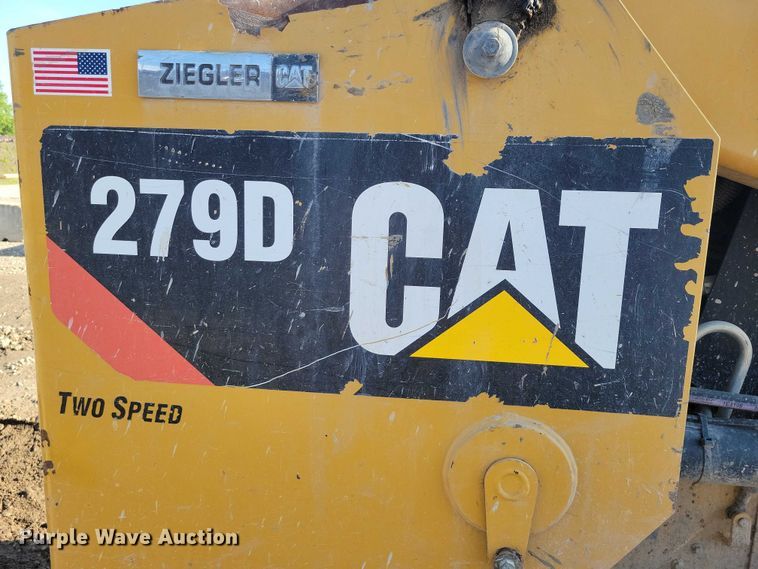 image for item EE0983 2019 Caterpillar 279D tracked skid steer loader
