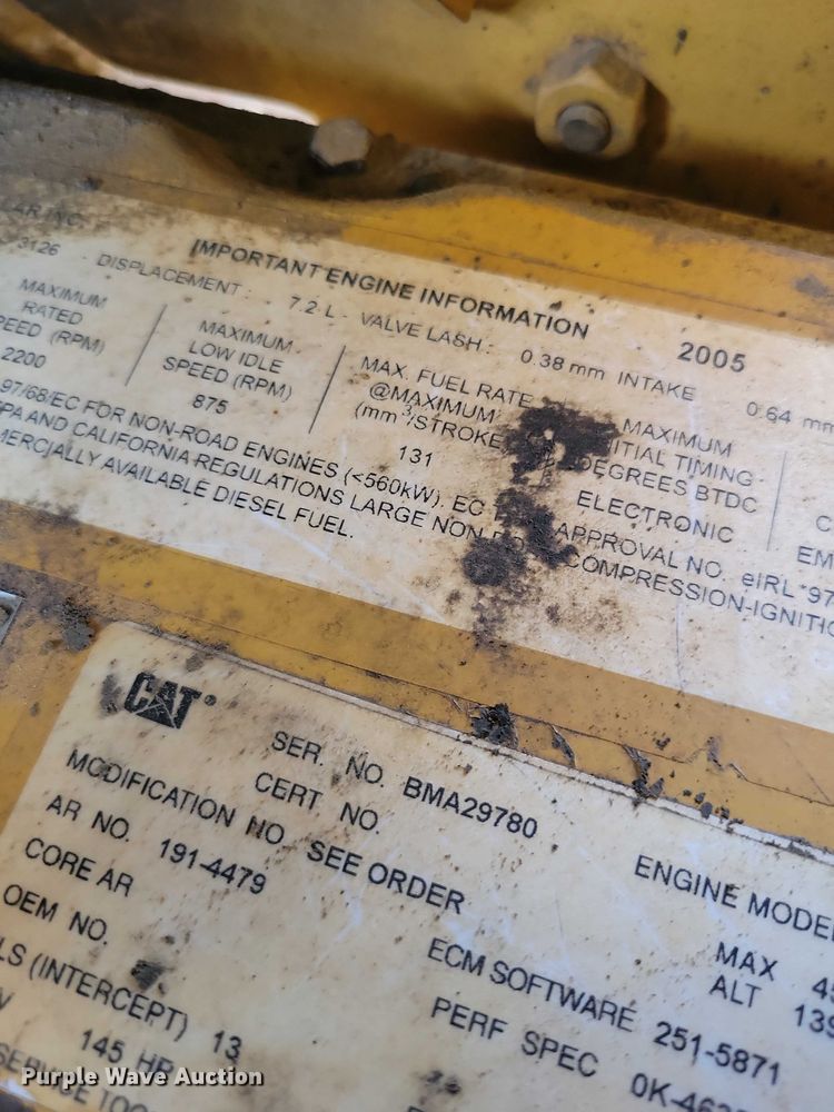 image for item EE1001 2006 Caterpillar D6 XL dozer