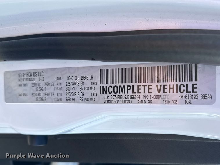 image for item EG8894 2018 Ram  5500 HD utility / service truck