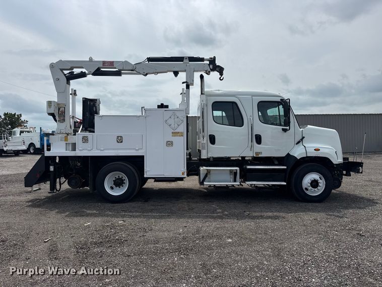 image for item EG8999 2013 Freightliner 108SD Crew Cab crane truck
