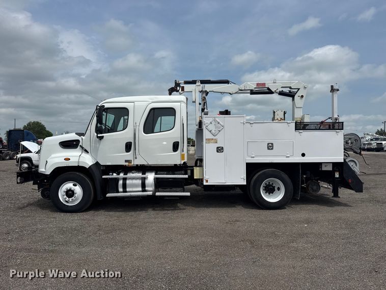 image for item EG8999 2013 Freightliner 108SD Crew Cab crane truck