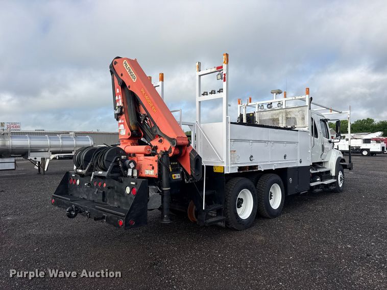 image for item EG9026 2012 Freightliner Business Class M2 crew cab crane truck
