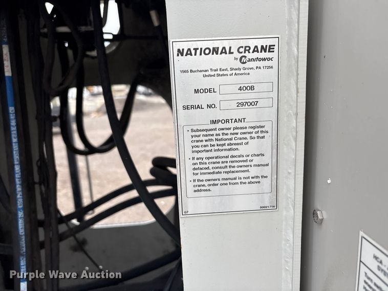 image for item EG9048 2012 Freightliner M2 Business Class crane truck
