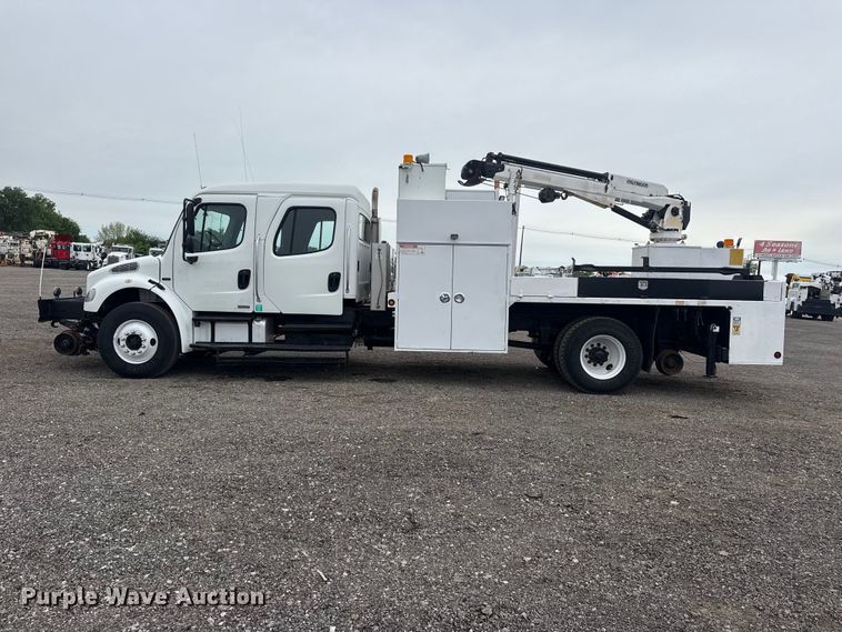 image for item EG9050 2006 Freightliner Business Class M2 Crew Cab crane truck