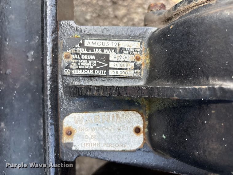image for item EG9057 1986 Ford LNT8000 Crane truck