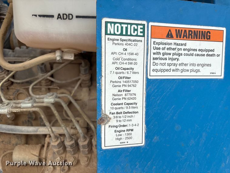image for item EG9066 2006 Genie S-40 boom lift